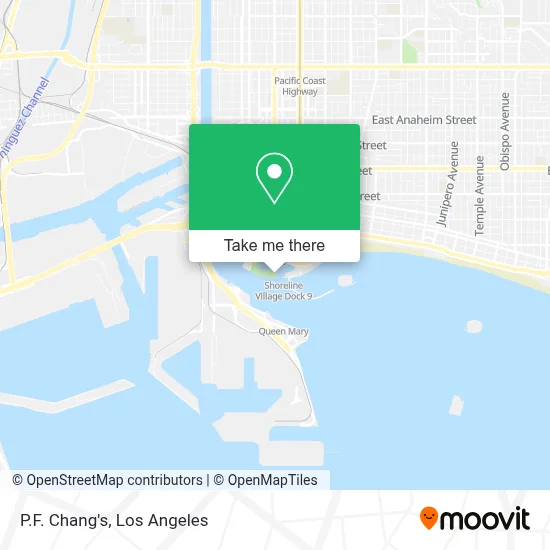 P.F. Chang's map