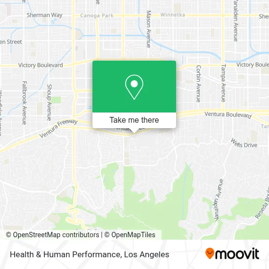 Health & Human Performance map