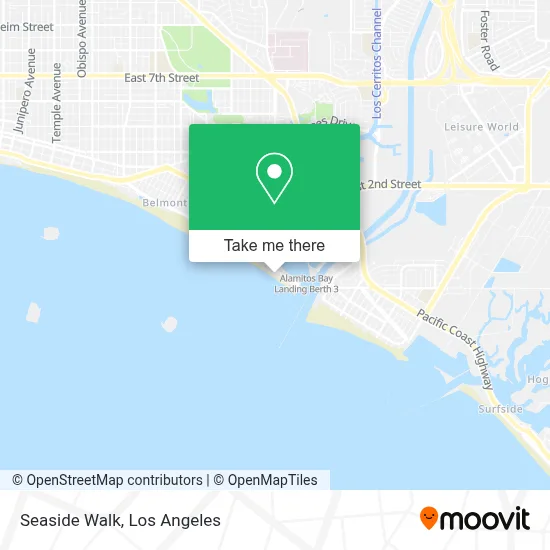 Seaside Walk map