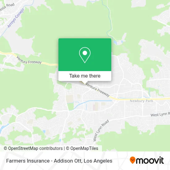 Farmers Insurance - Addison Ott map