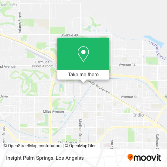 Insight Palm Springs map