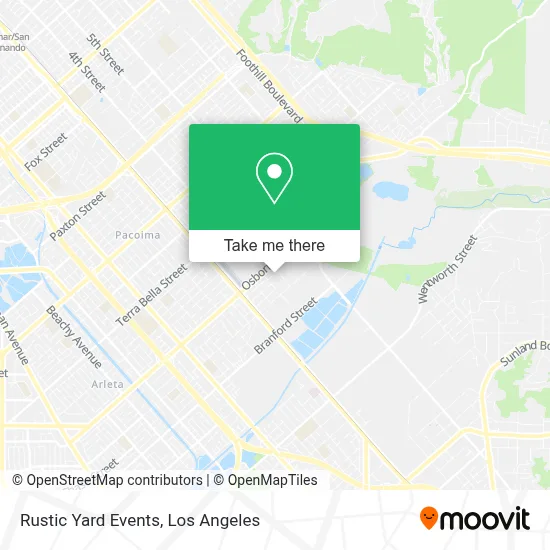 Rustic Yard Events map