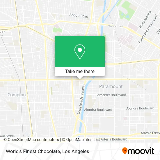 World's Finest Chocolate map