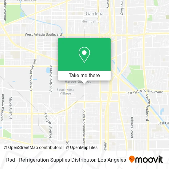 Rsd - Refrigeration Supplies Distributor map