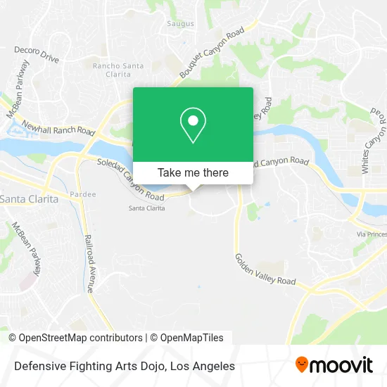 Defensive Fighting Arts Dojo map