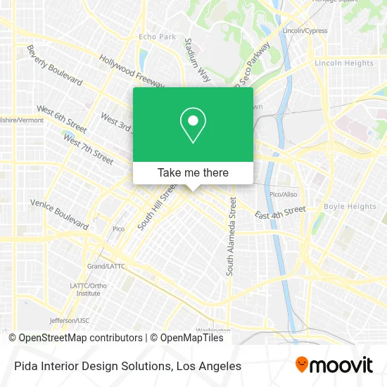 Pida Interior Design Solutions map