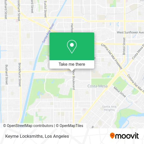 Keyme Locksmiths map