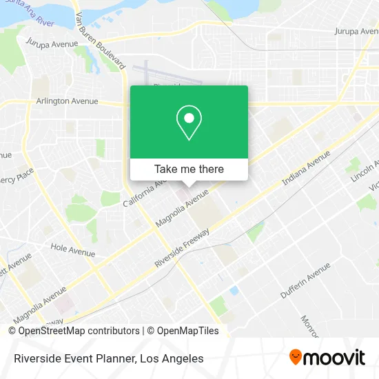 Riverside Event Planner map