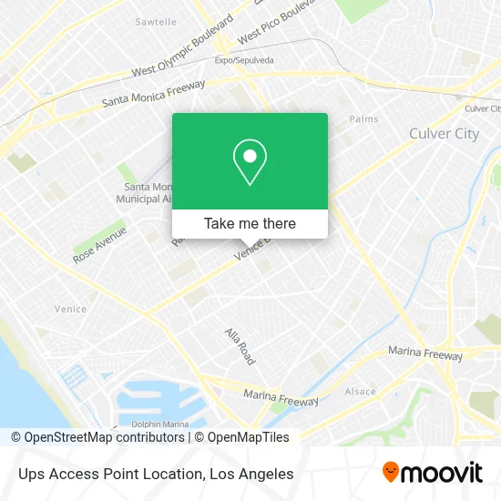 Ups Access Point Location map