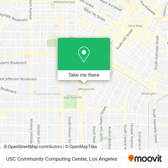 USC Community Computing Center map