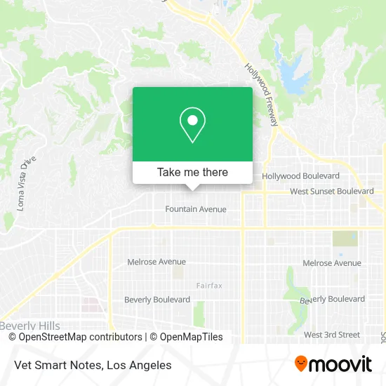 Vet Smart Notes map