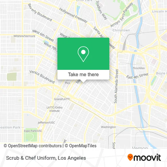 Scrub & Chef Uniform map
