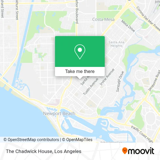 The Chadwick House map