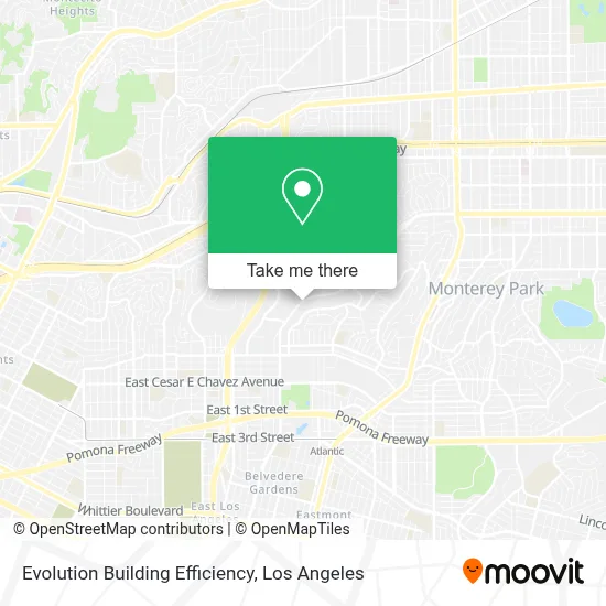 Evolution Building Efficiency map
