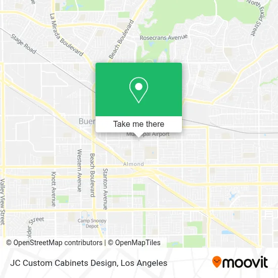 JC Custom Cabinets Design map