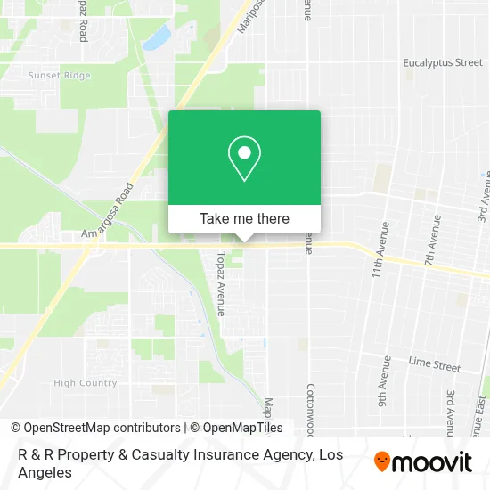 R & R Property & Casualty Insurance Agency map