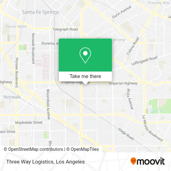 Three Way Logistics map