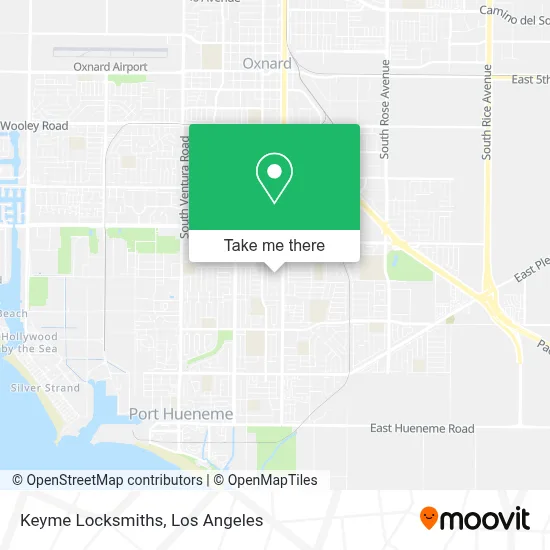 Keyme Locksmiths map