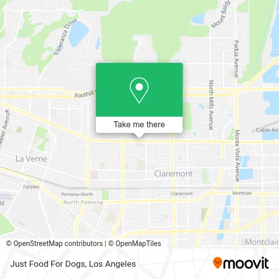 Just Food For Dogs map