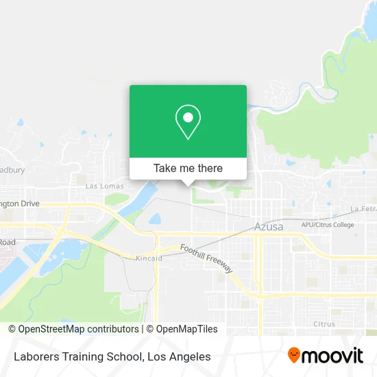 Laborers Training School map