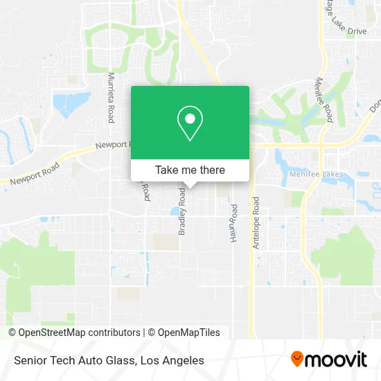Senior Tech Auto Glass map