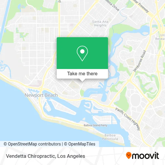 Vendetta Chiropractic map