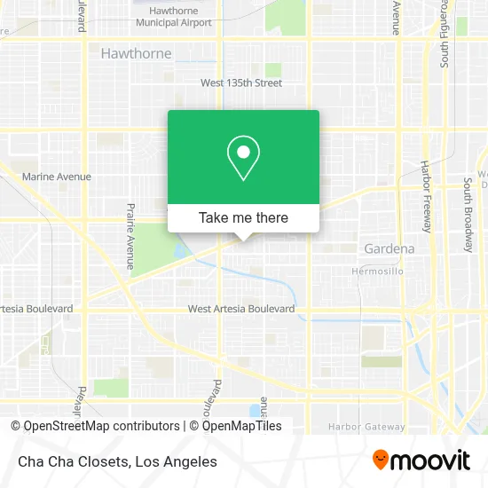 Cha Cha Closets map