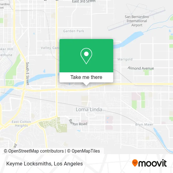Keyme Locksmiths map