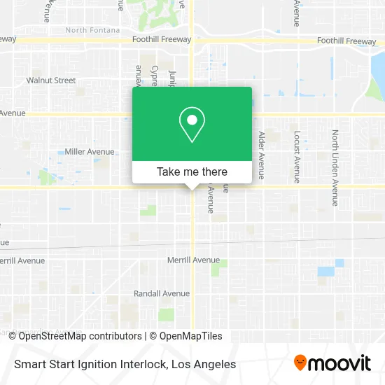 Smart Start Ignition Interlock map