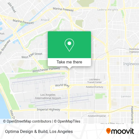 Optima Design & Build map