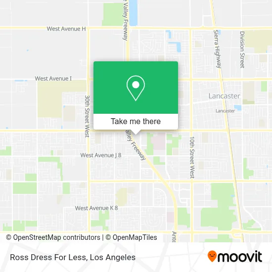 Ross Dress For Less map