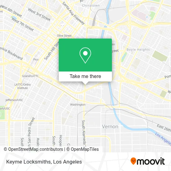 Keyme Locksmiths map