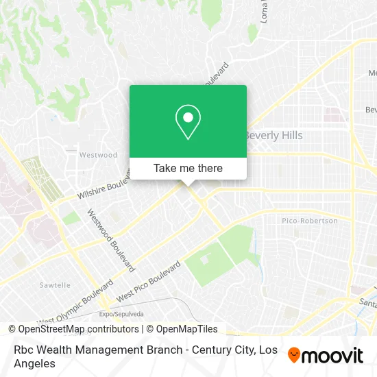 Rbc Wealth Management Branch - Century City map
