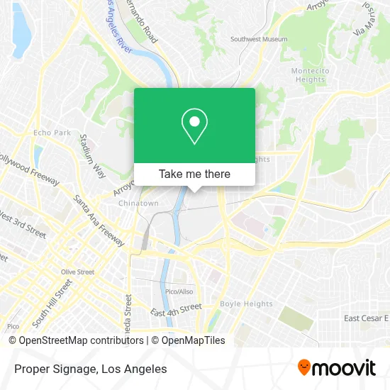 Proper Signage map