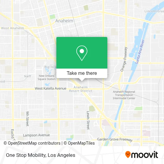 One Stop Mobility map