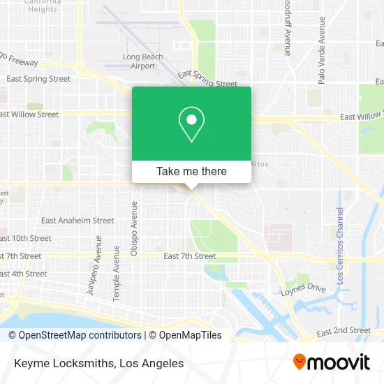 Keyme Locksmiths map