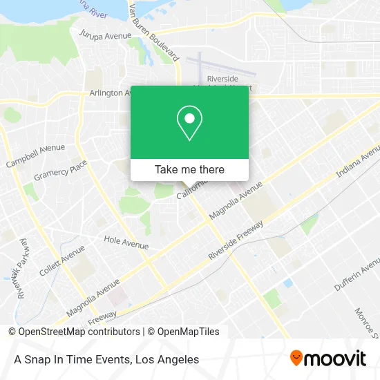 A Snap In Time Events map