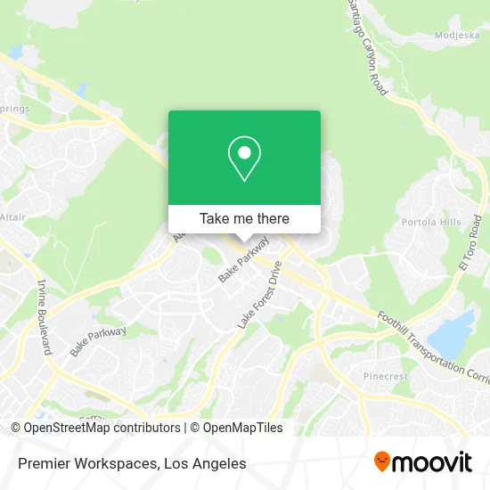 Premier Workspaces map