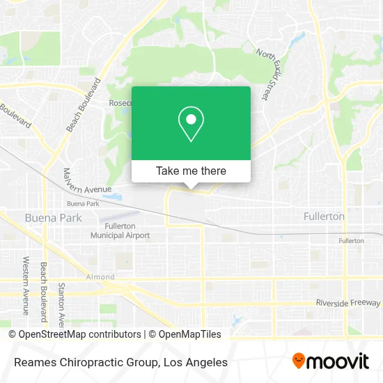 Reames Chiropractic Group map