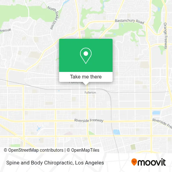 Spine and Body Chiropractic map