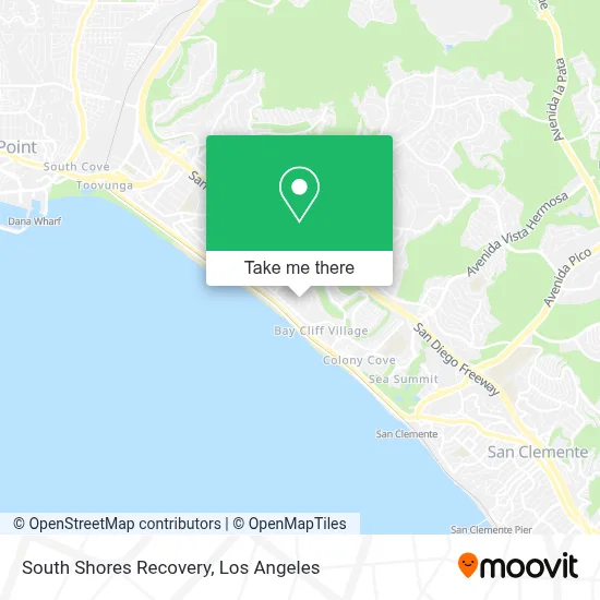 South Shores Recovery map