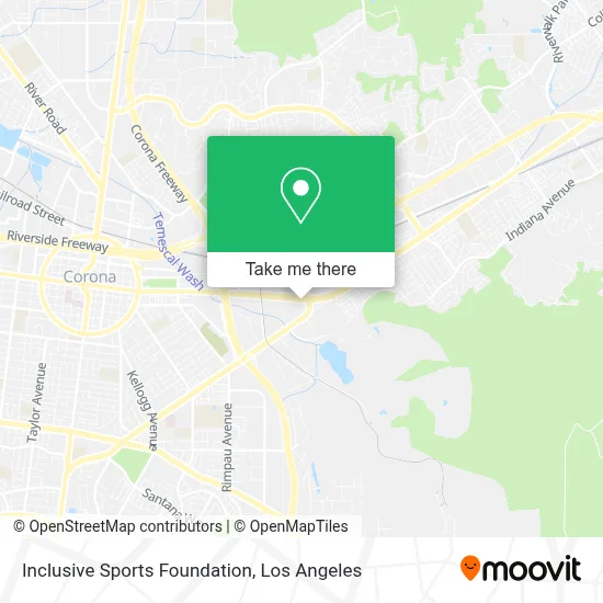 Inclusive Sports Foundation map
