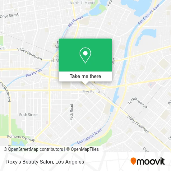 Roxy's Beauty Salon map