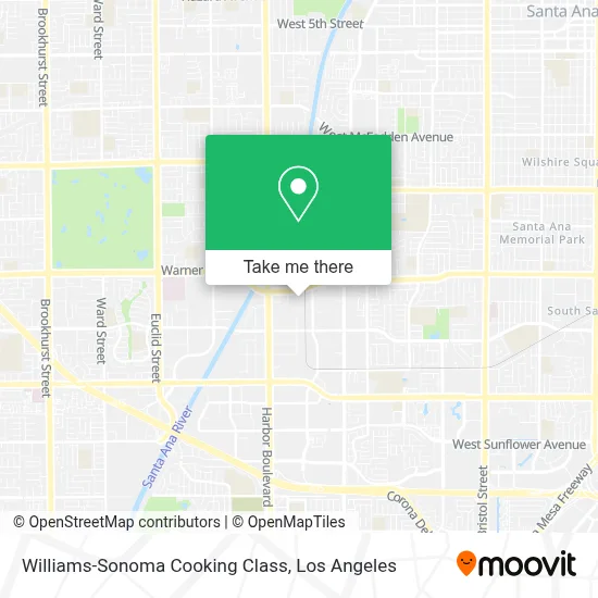 Williams-Sonoma Cooking Class map