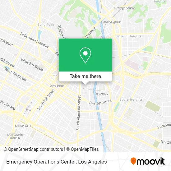 Emergency Operations Center map