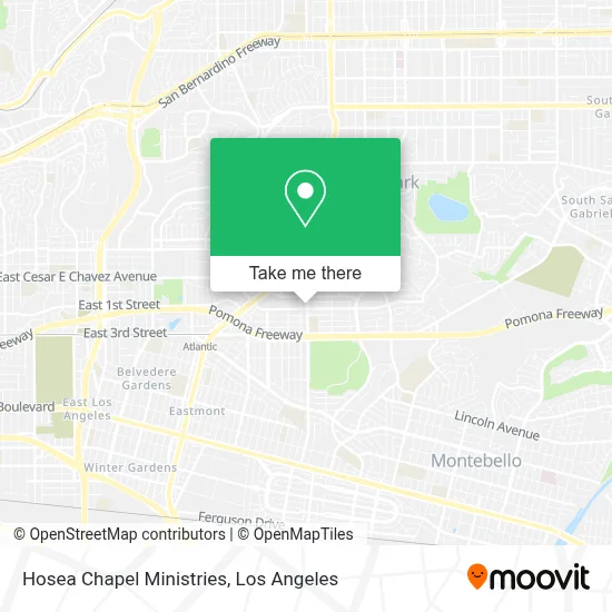 Hosea Chapel Ministries map