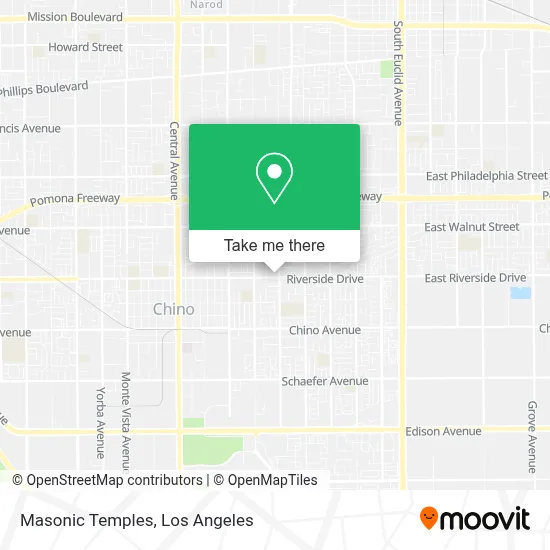 Masonic Temples map