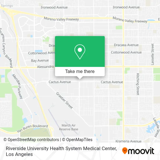 Riverside University Health System Medical Center map