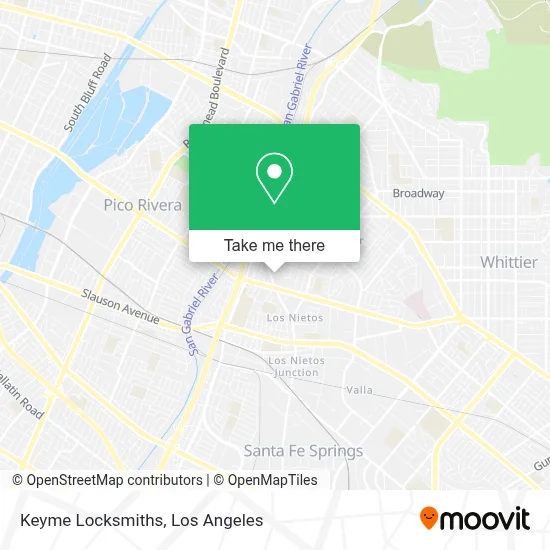 Keyme Locksmiths map