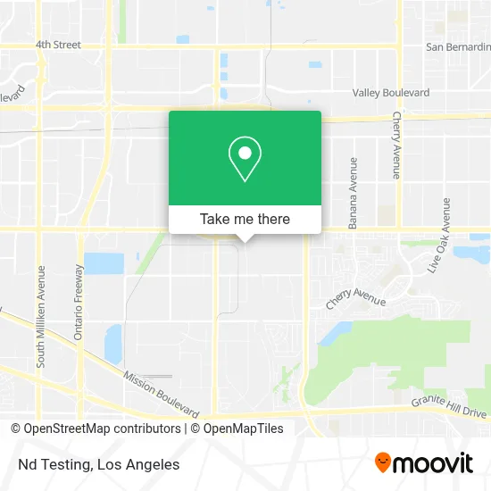 Nd Testing map